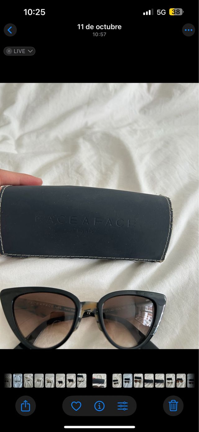 Gafas de sol mujer negras y marrones