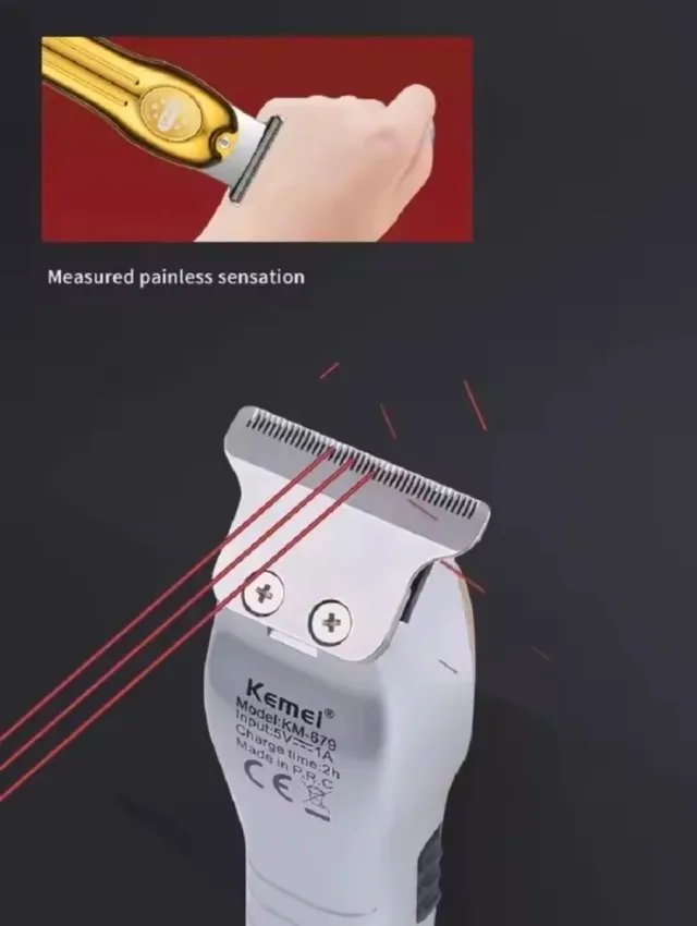 Máquina Cortar Pelo Kemei KM-679 Dorada