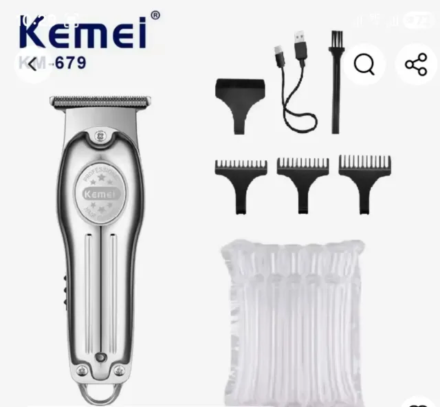 Máquina Cortar Pelo Kemei KM-679 Dorada