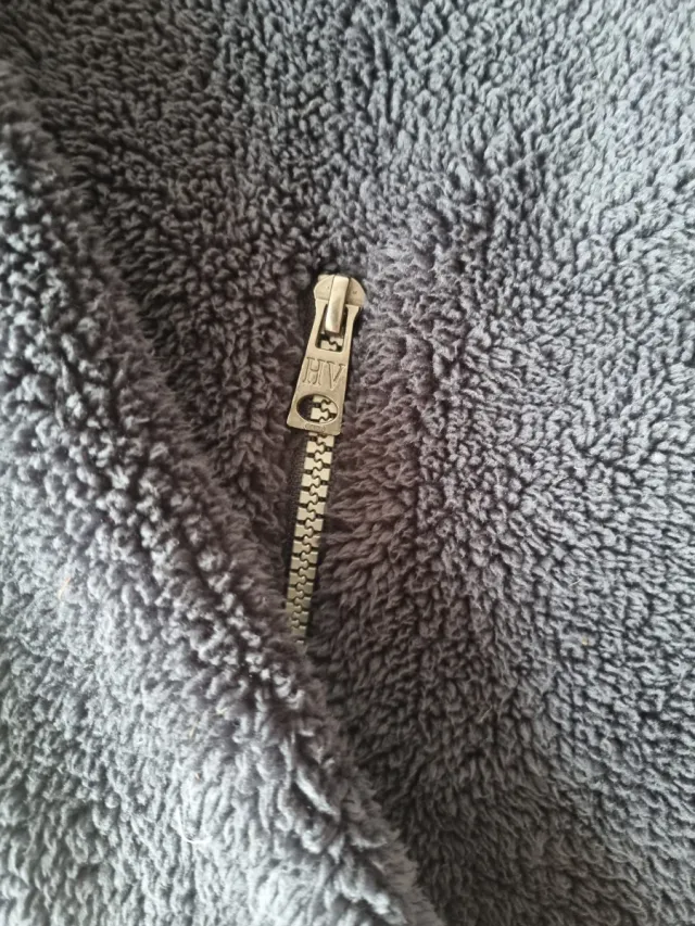 Chaqueta Polar HV Polo Talla M/L Gris