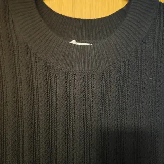 Vestido de punto negro