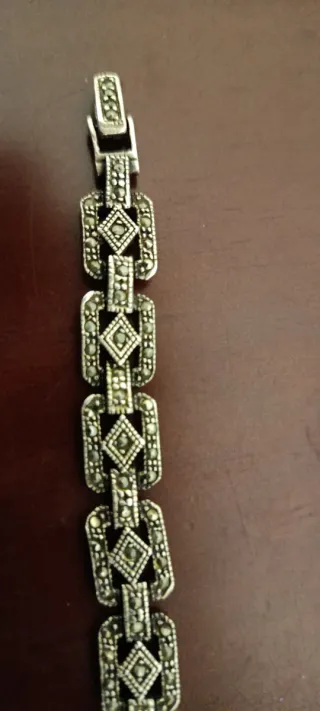 Pulsera de marquesitas plata