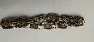 Pulsera de marquesitas plata