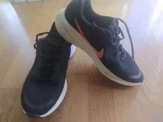 Nike Bambas Negras Naranja