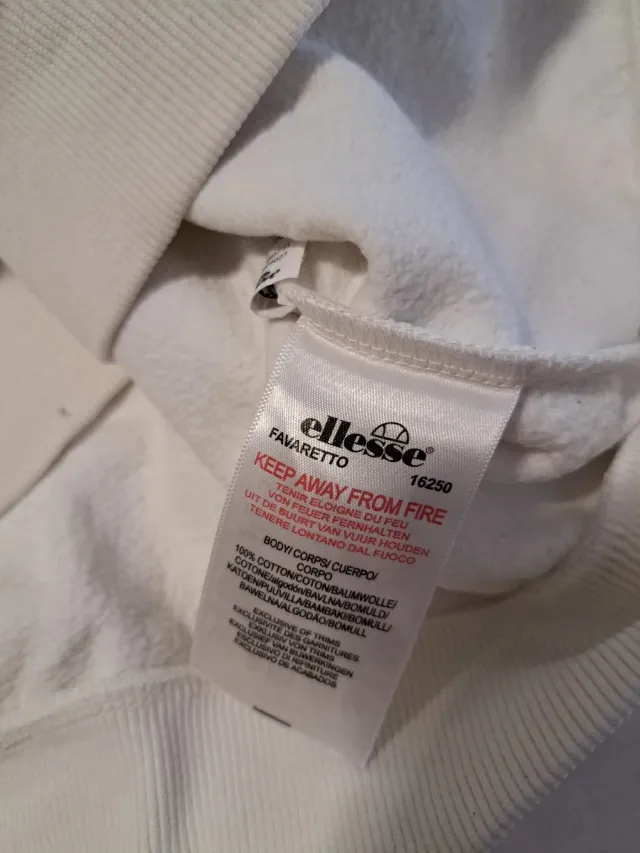 Sudadera Ellesse Blanca Hombre