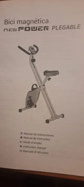 Bici Estática Magnética Plegable New Power