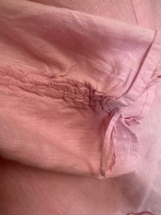 Camisa rosa manga larga