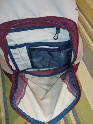 Mochila Champion Gris y Morado