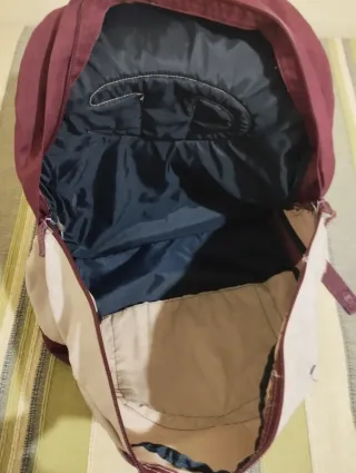 Mochila Champion Gris y Morado