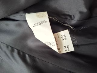 Traje de chaqueta negro con raya diplomática