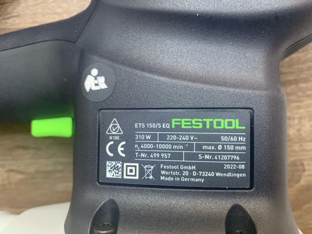 Lijadora Festool ETS 150/5 EQ