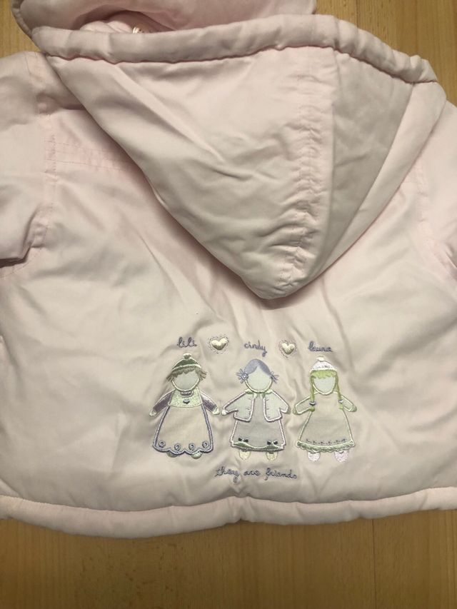 Parka niña Prenatal rosa