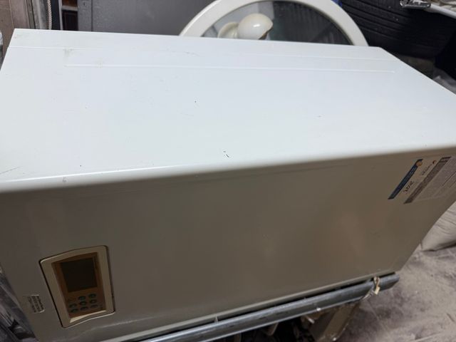 Caldera gas natural blanca