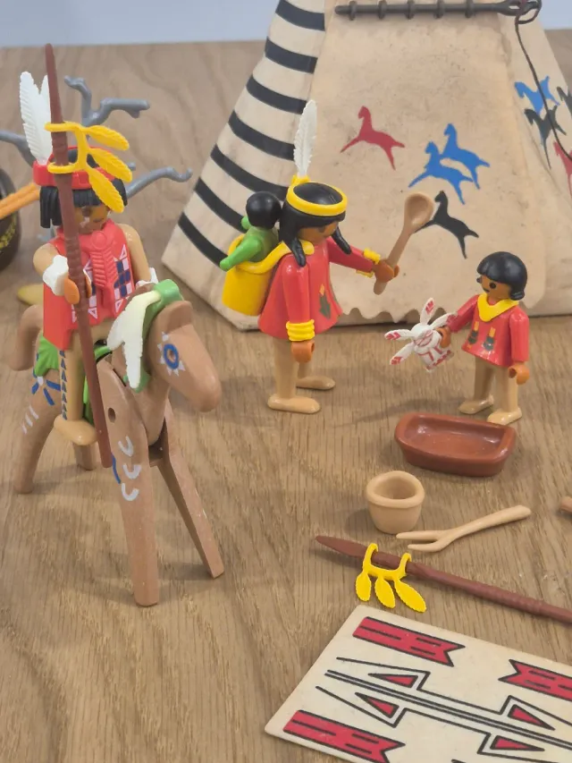 Playmobil Tipi y Figuras Indias