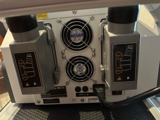 Máquina electroestimulación con fallo eléctrico