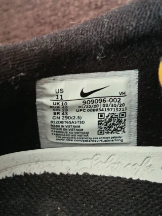 Nike SB FC Classic Negras Talla 45