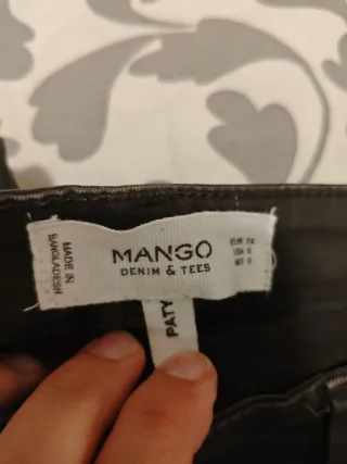 Vaqueros Mango verde oscuro