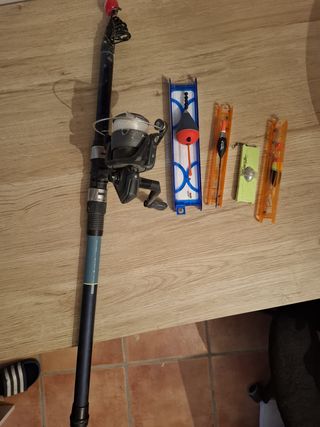 Caña de pescar Decathlon 3,50m + Accesorios
