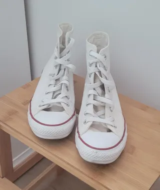 Converse Blancas Clásicas Talla 40