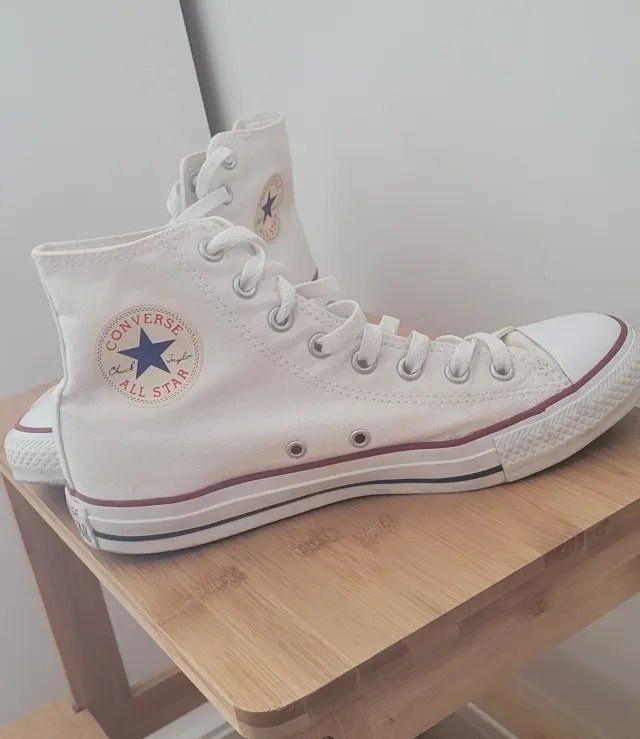 Converse Blancas Clásicas Talla 40