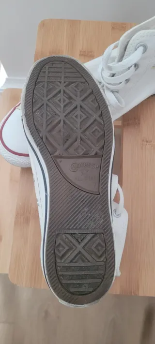 Converse Blancas Clásicas Talla 40