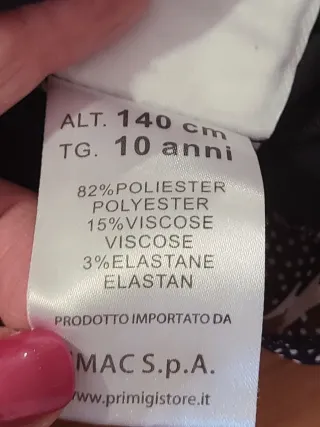 Abito Primigi 10 anni