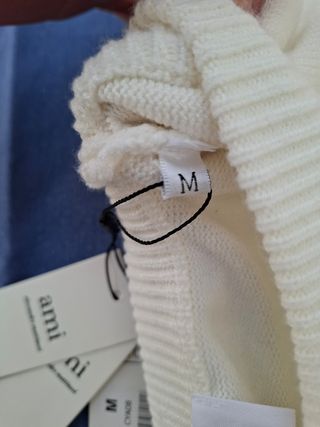 Maglione Ami Paris cuore rosso