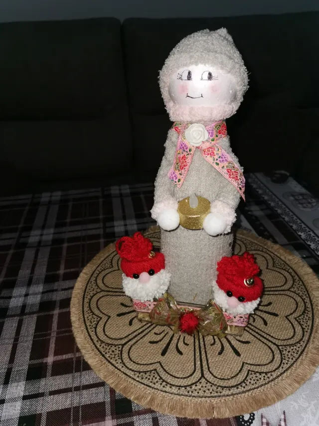 Decoración Navideña Muñecos Tela