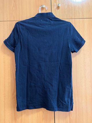 Polo azul marino Massimo Dutti