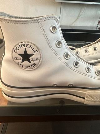 Converse All Star Blancas Piel