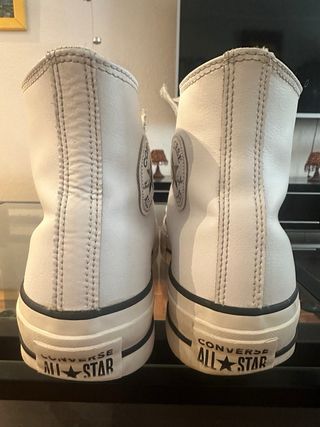 Converse All Star Blancas Piel