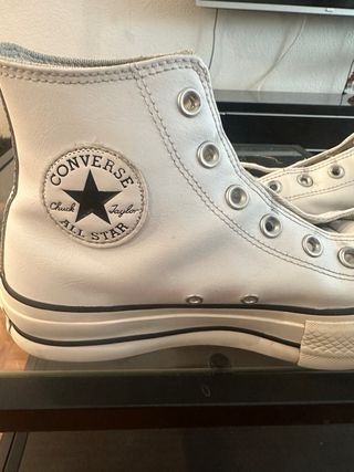Converse All Star Blancas Piel