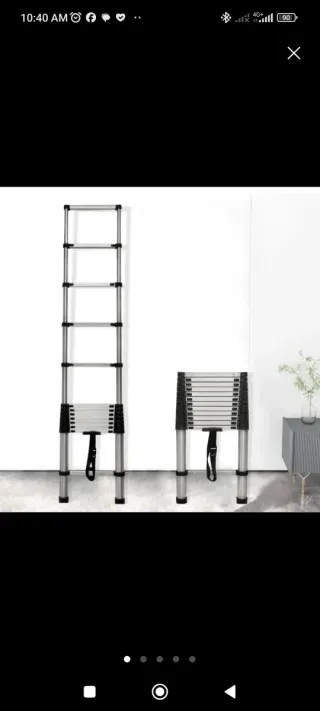 Escalera Telescópica 3.8M / 12.5FT