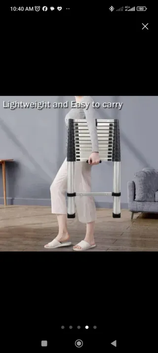 Escalera Telescópica 3.8M / 12.5FT