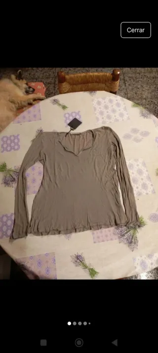 Jersey beige talla M