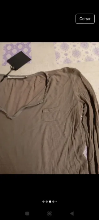 Jersey beige talla M