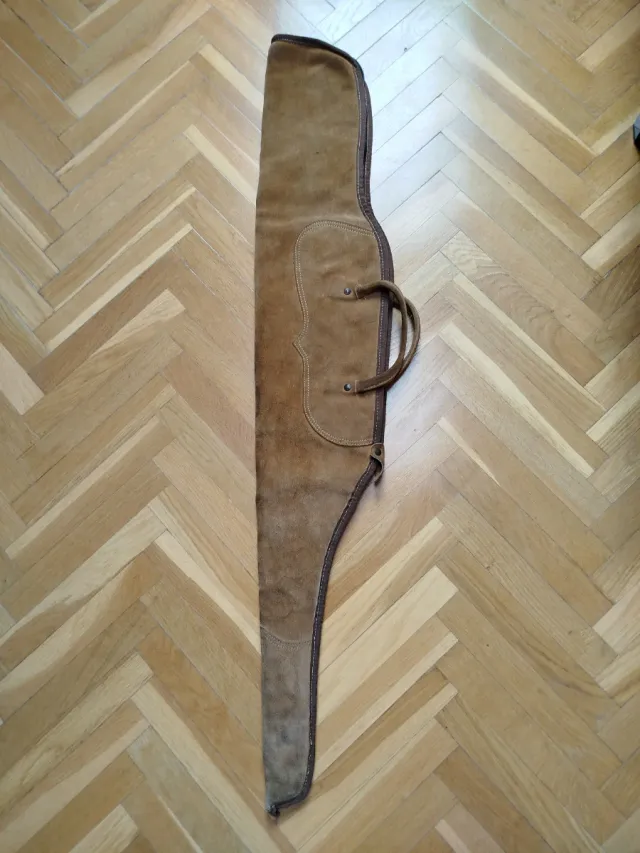 Funda de cuero para escopeta