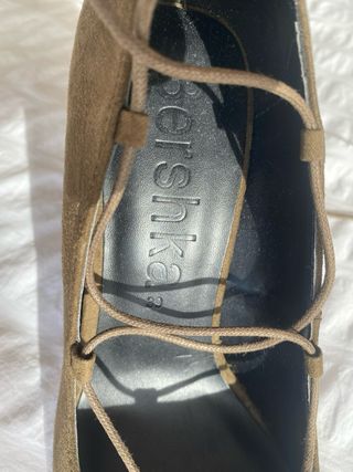 Zapatos Bershka Talla 39 Tacón 10cm Verde Oliva