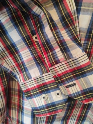 Camisa cuadros "MHIA" talla 4