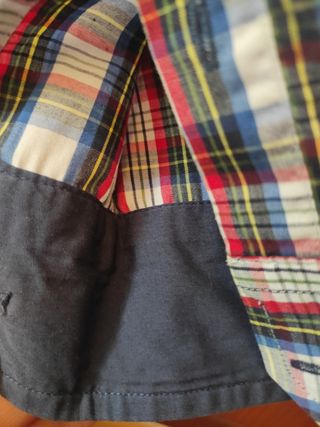 Camisa cuadros "MHIA" talla 4