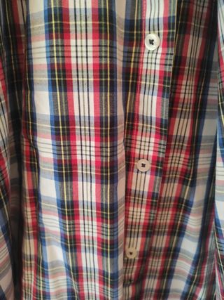 Camisa cuadros "MHIA" talla 4