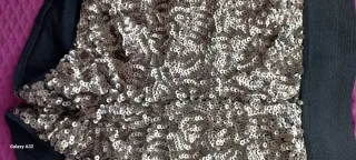 Pantalón corto fiesta lentejuelas Talla M