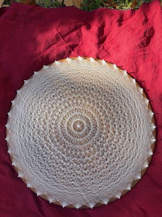 Mandala de Hilos Geometria sagrada