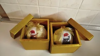 Palle Natale Vetro Gatto - Ø 10 cm