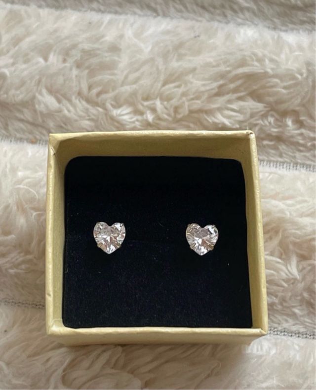 Orecchini Cuore Argento 925