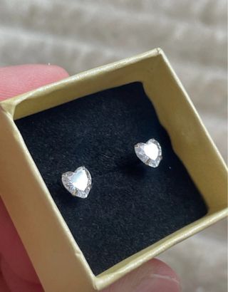 Orecchini Cuore Argento 925