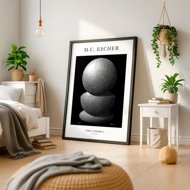 POSTER M.C. ESCHER THREE SPHERES I Taschen