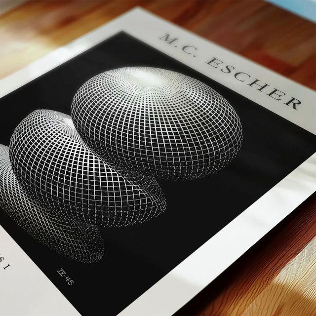 POSTER M.C. ESCHER THREE SPHERES I Taschen