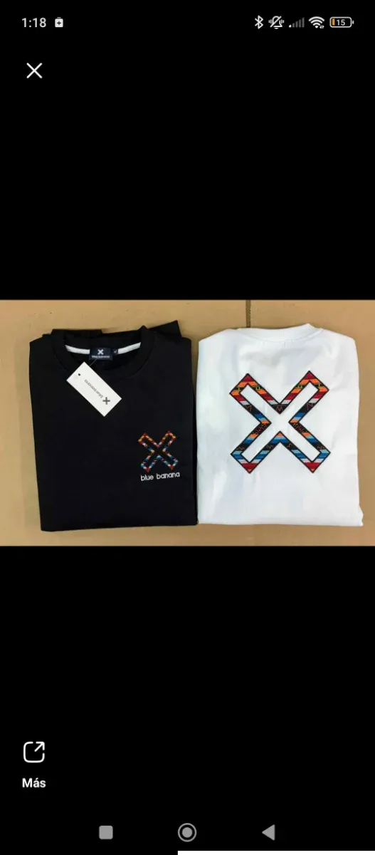 Sudadera Blue Banana X Negra y Blanca