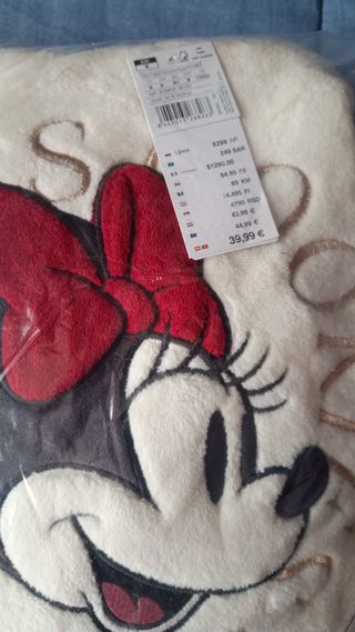 Precioso pijama largo polar Minnie Mouse XL o M